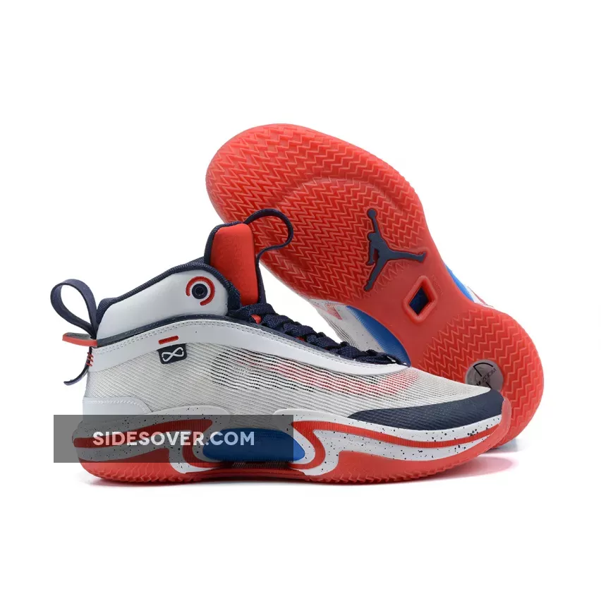 Air Jordan 36 White Red Blue Navy 1675865455 Restock