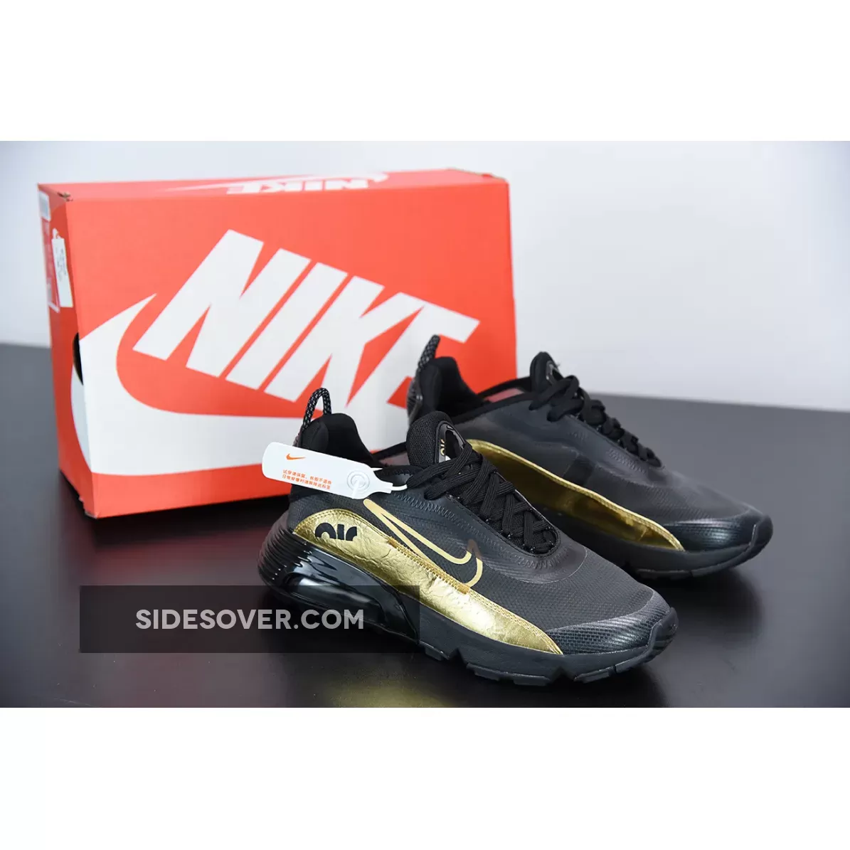 Nike Air Max 2090 Black Metallic Gold DC4120-001 For Sale