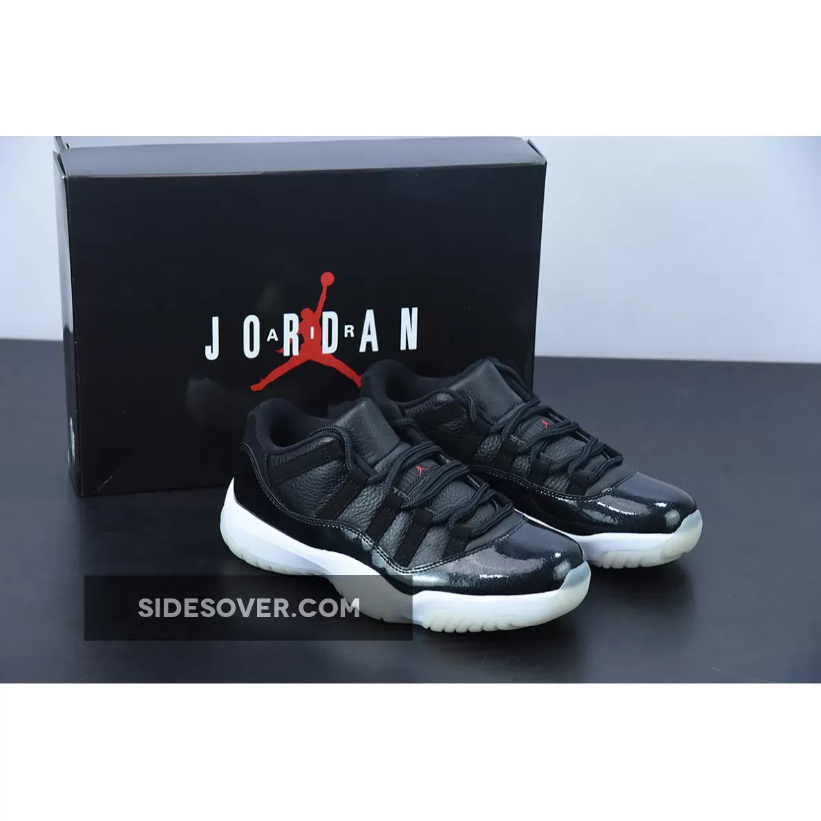 Air Jordan 11 Low '72-10' Black/Gym Red-White-Sail low top air jordan 11