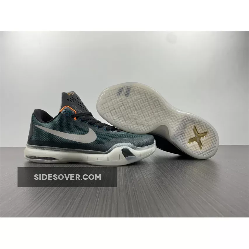 Nike Kobe 10 'Flight' Teal/Black-Bright Citrus - Kobe 10 Flight 705317-308