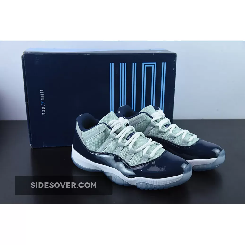 Air Jordan 11 Low 'Georgetown' Grey Mist/White-Midnight Navy / air jordan 11 low georgetown