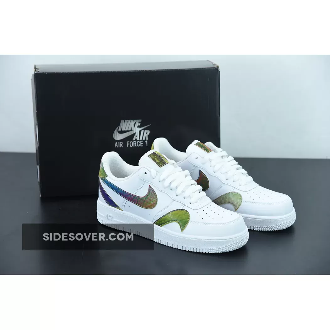 Nike Air Force 1 ‘Misplaced Swooshes’ White Multi-Color CK7214-101