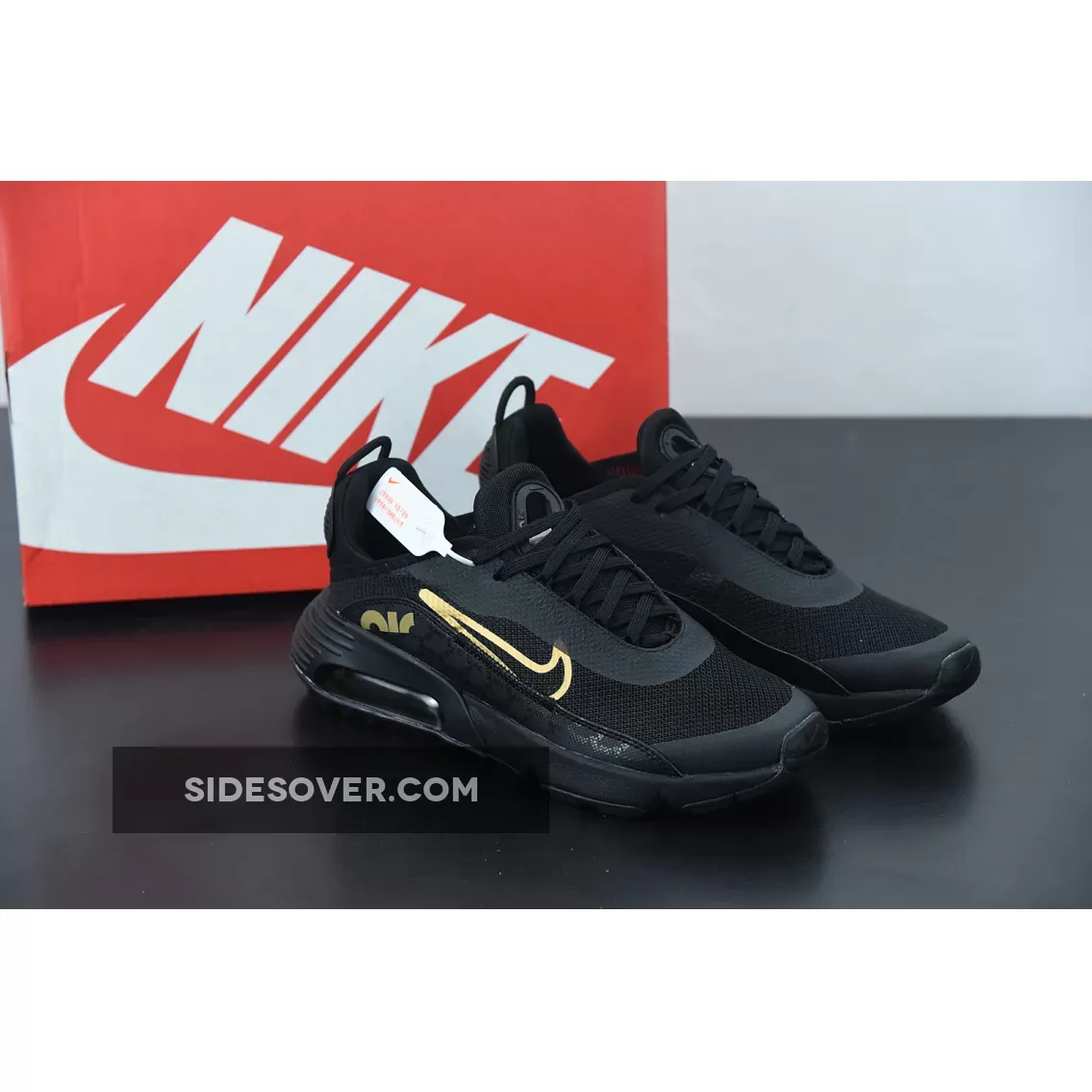 Online Sale Nike Air Max 2090 Black Metallic Gold DC4120-001 1675866477