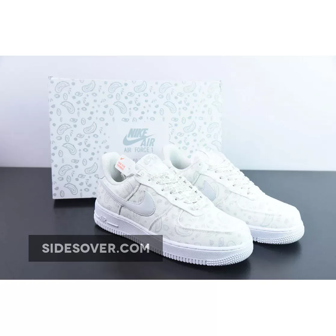 Custom Nike Air Force 1 Low White Paisley Restock 1681275510