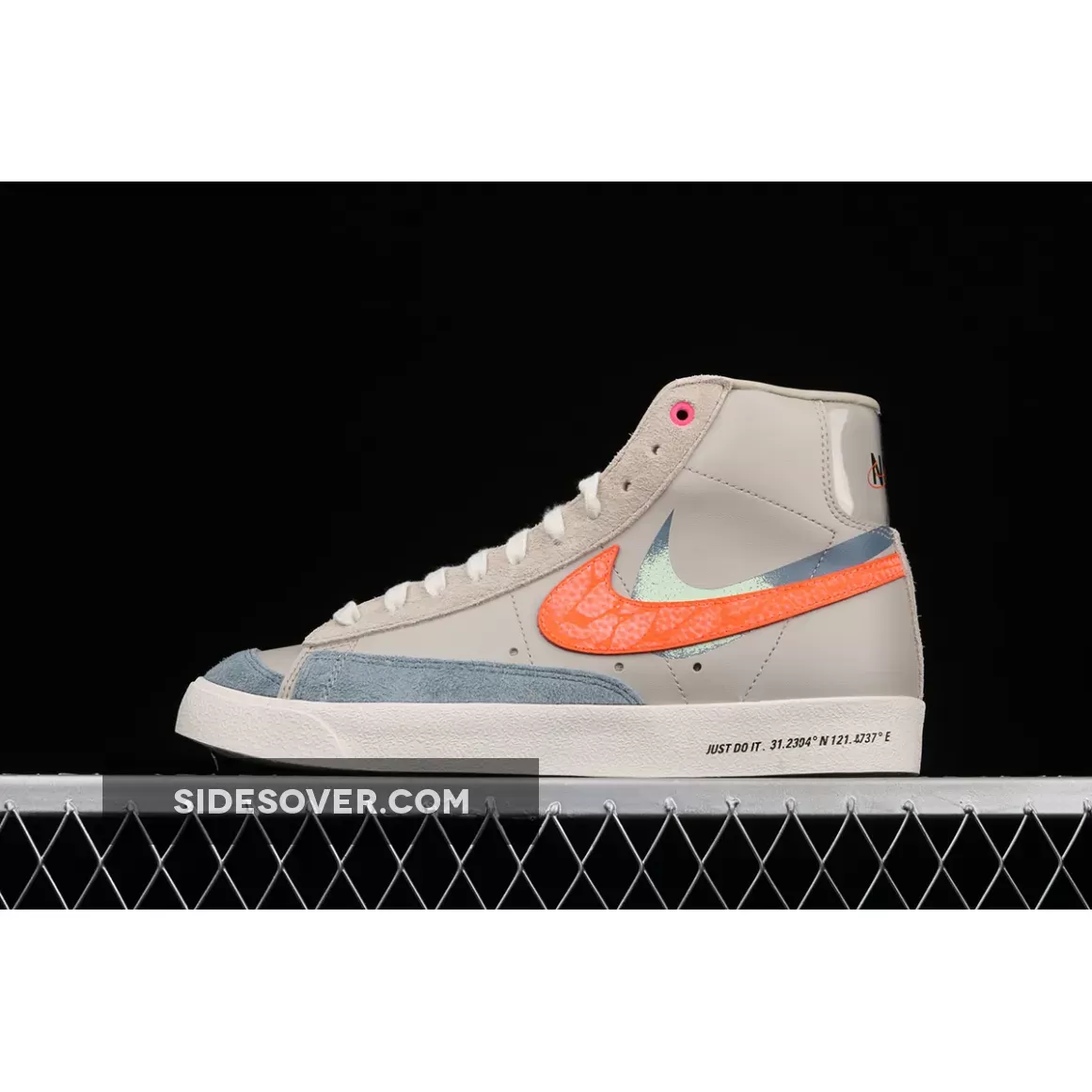 Nike Blazer Mid 77 Shanghai Pack Lime Green Orange DC3278-280 green and orange nike blazers