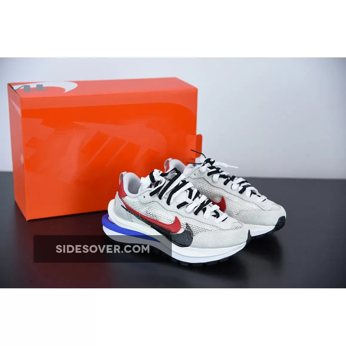 Sacai X Nike VaporWaffle 'Sail/Sport Fuchsia/Game Royal' CV1363-100 Online Sale