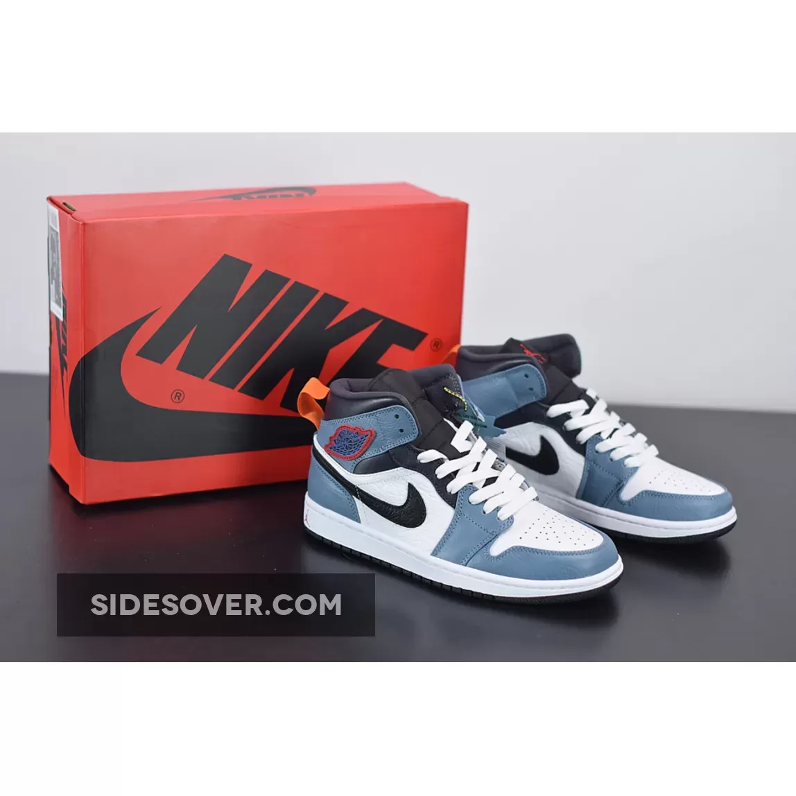 FACETASM x Air Jordan 1 'Fearless' Blue White CU2802-100 / fit x fearless