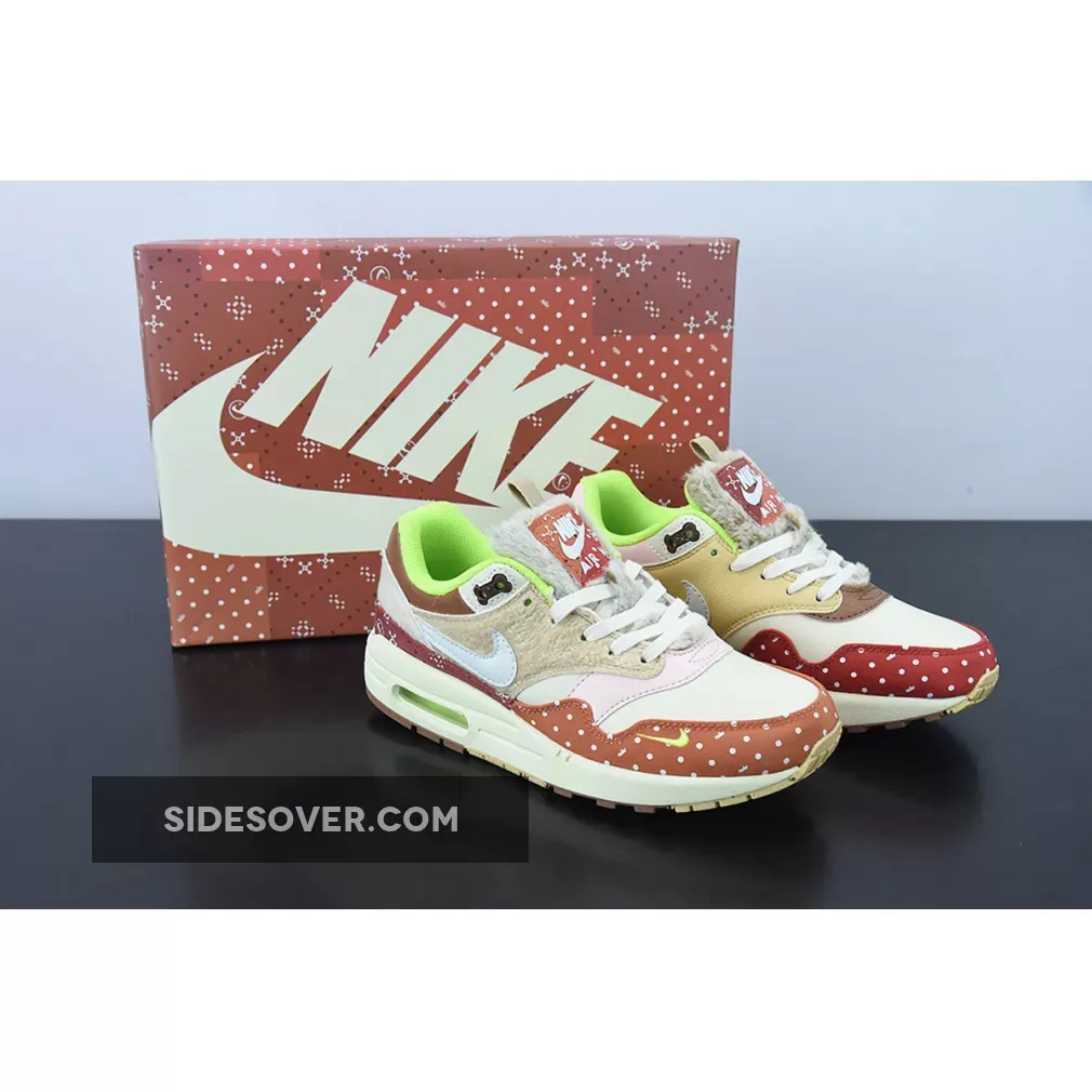 Nike Air Max 1 PRM 'Best Friend' Sail/Coconut Milk-Acid Orange DR2553-111 / nike air max 111