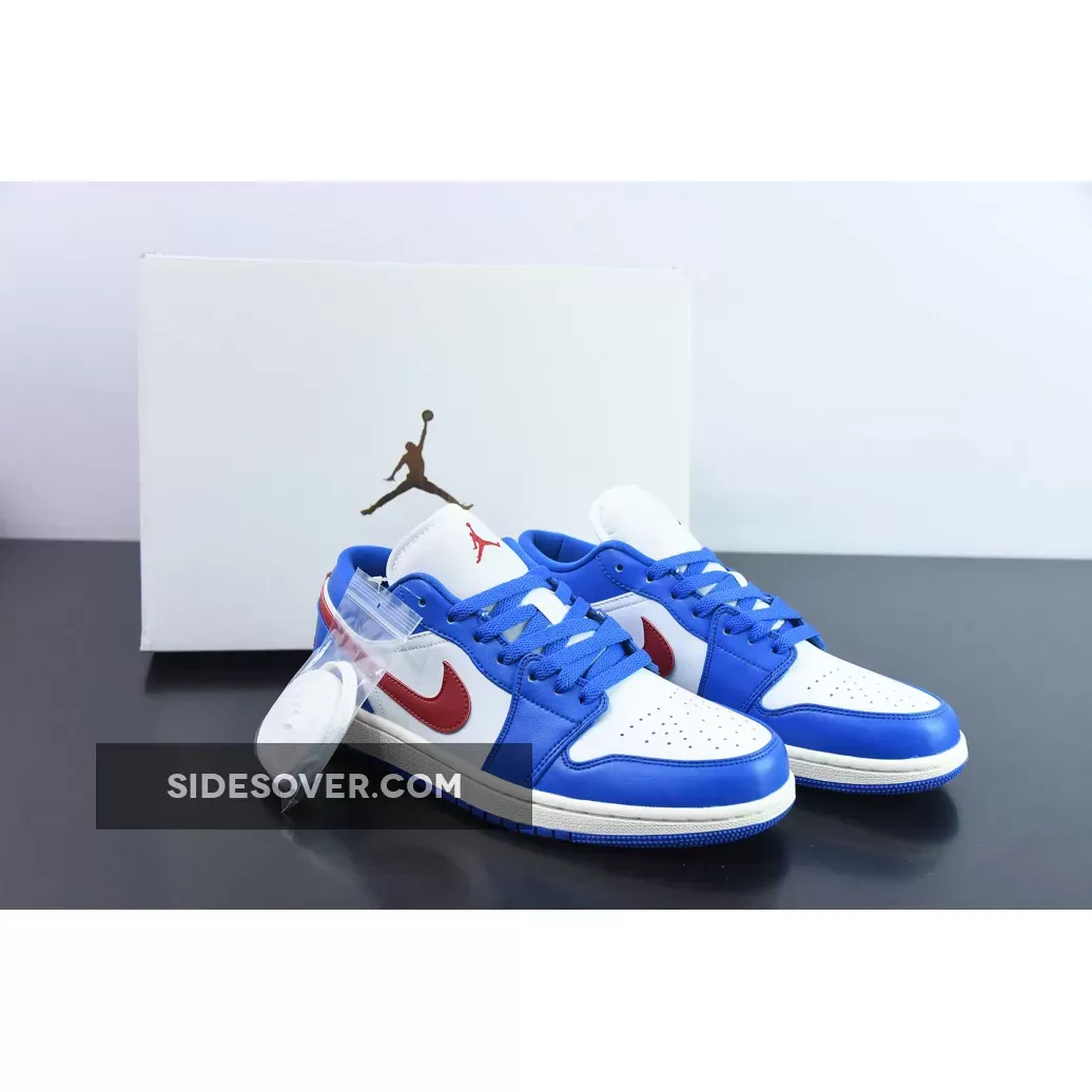 Air Jordan 1 Low Sport Blue/Gym Red-White DC0774-416 Restock