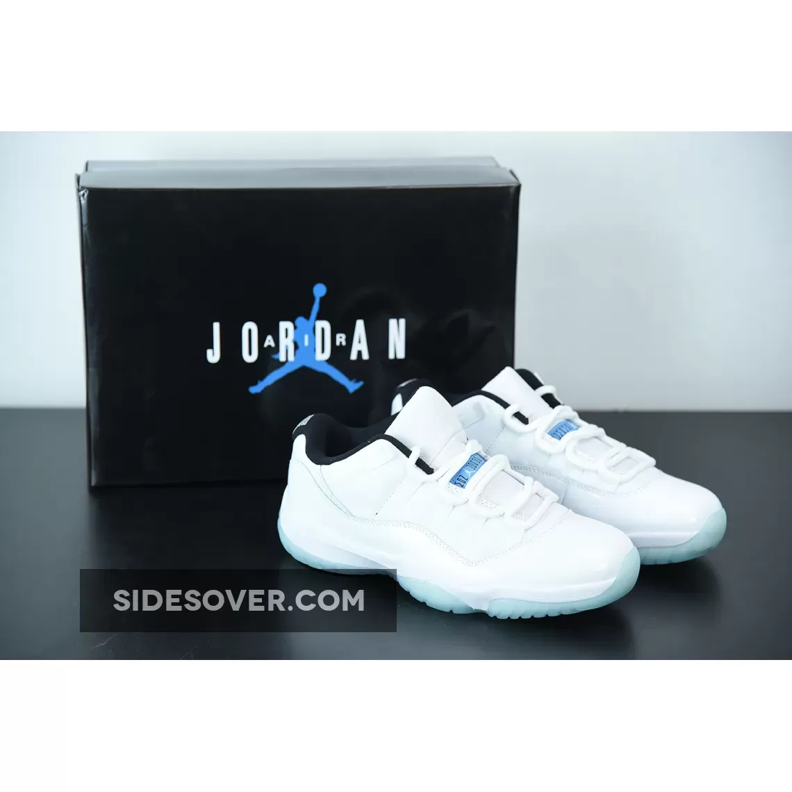 Air Jordan 11 Low "Legend Blue" White/Black-Legend Blue AV2187-117