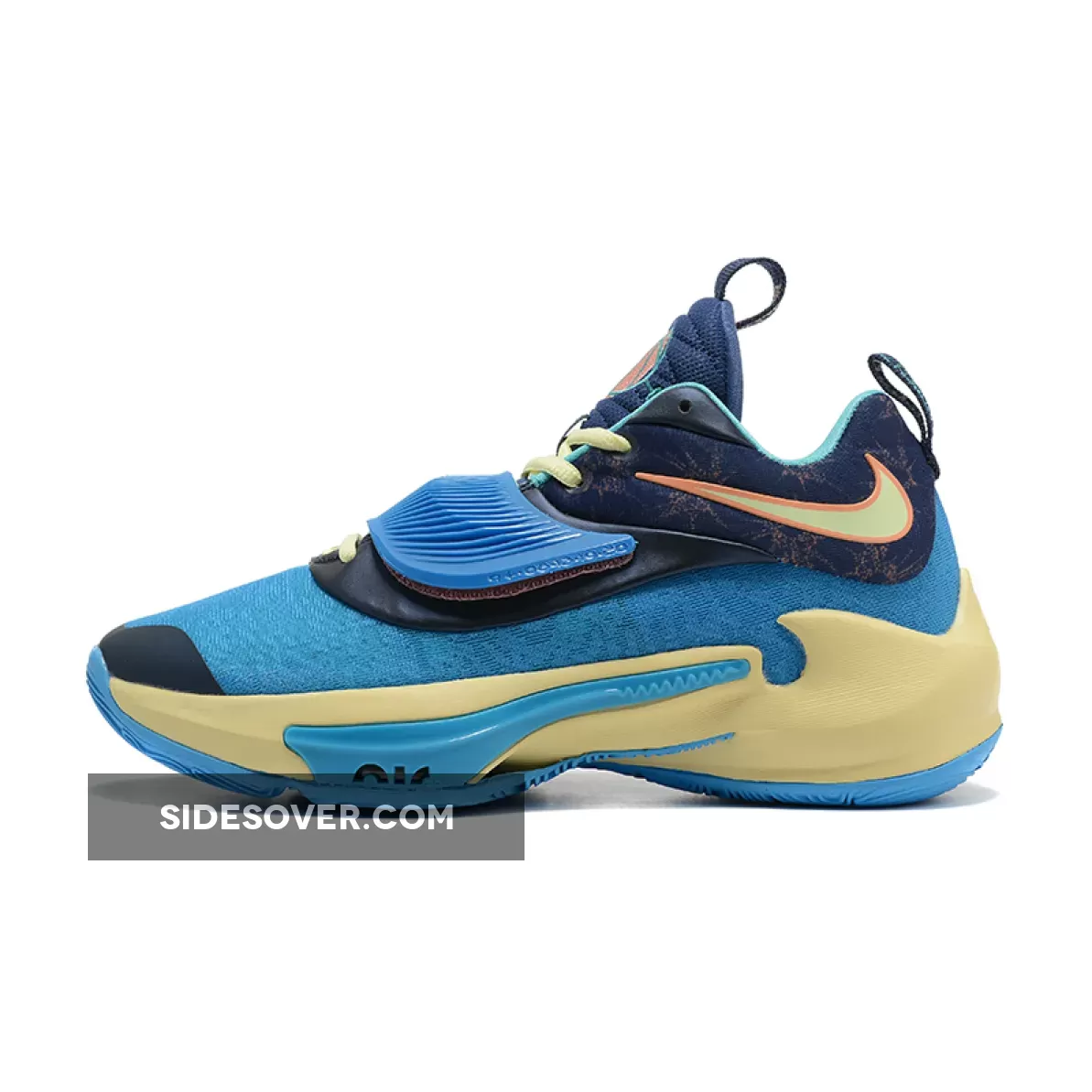 Nike Zoom Freak 3 Valentine's Day Blue/Pink-Pale Yellow / nike zoom freak 3 valentine's day