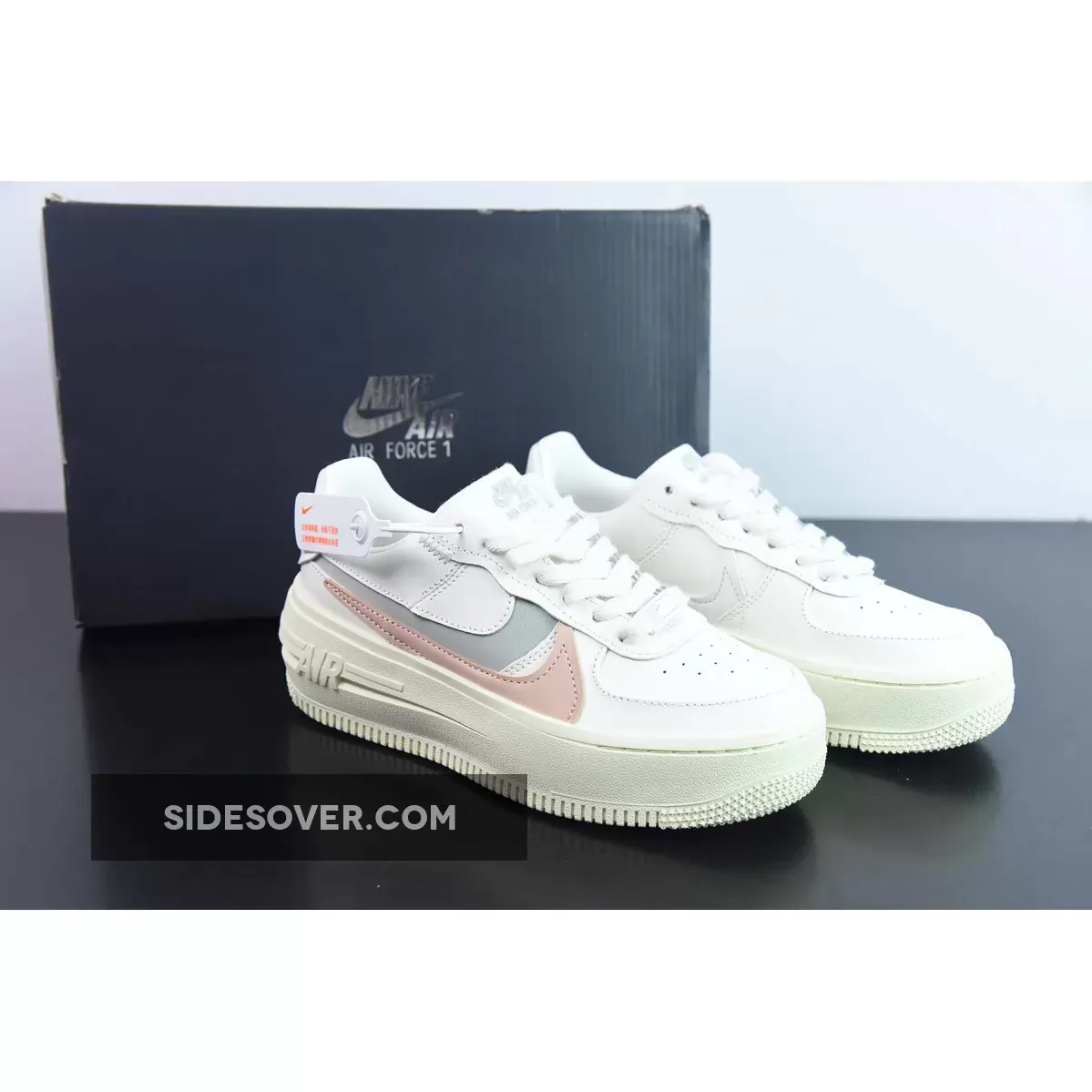 Nike Air Force 1 PLT.AF.ORM Sail Silver Orange DJ9946-104 Restock