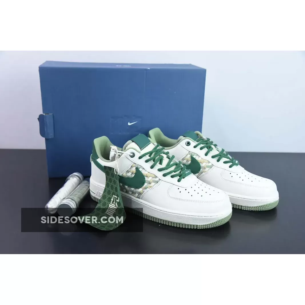 Nike Air Force 1 Low "NAI-KE" Green White FN0369-100