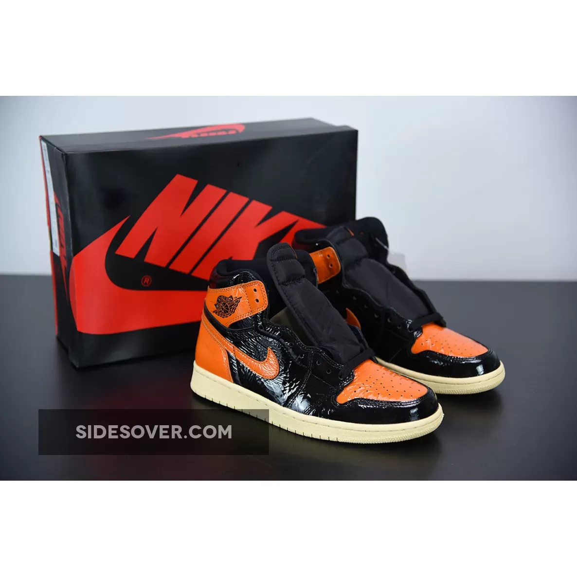 Air Jordan 1 Retro High OG 'Shattered Backboard 3.0' Black/Pale Vanilla-Starfish / jordan 1 retro high starfish