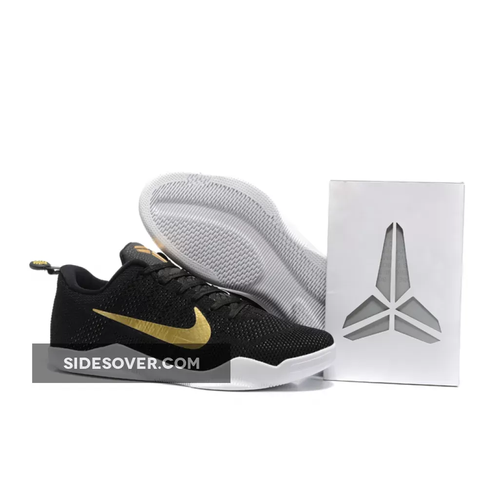 Restock Nike Kobe 11 Elite 'GCR' Black And Metallic Gold-Black 885869-070