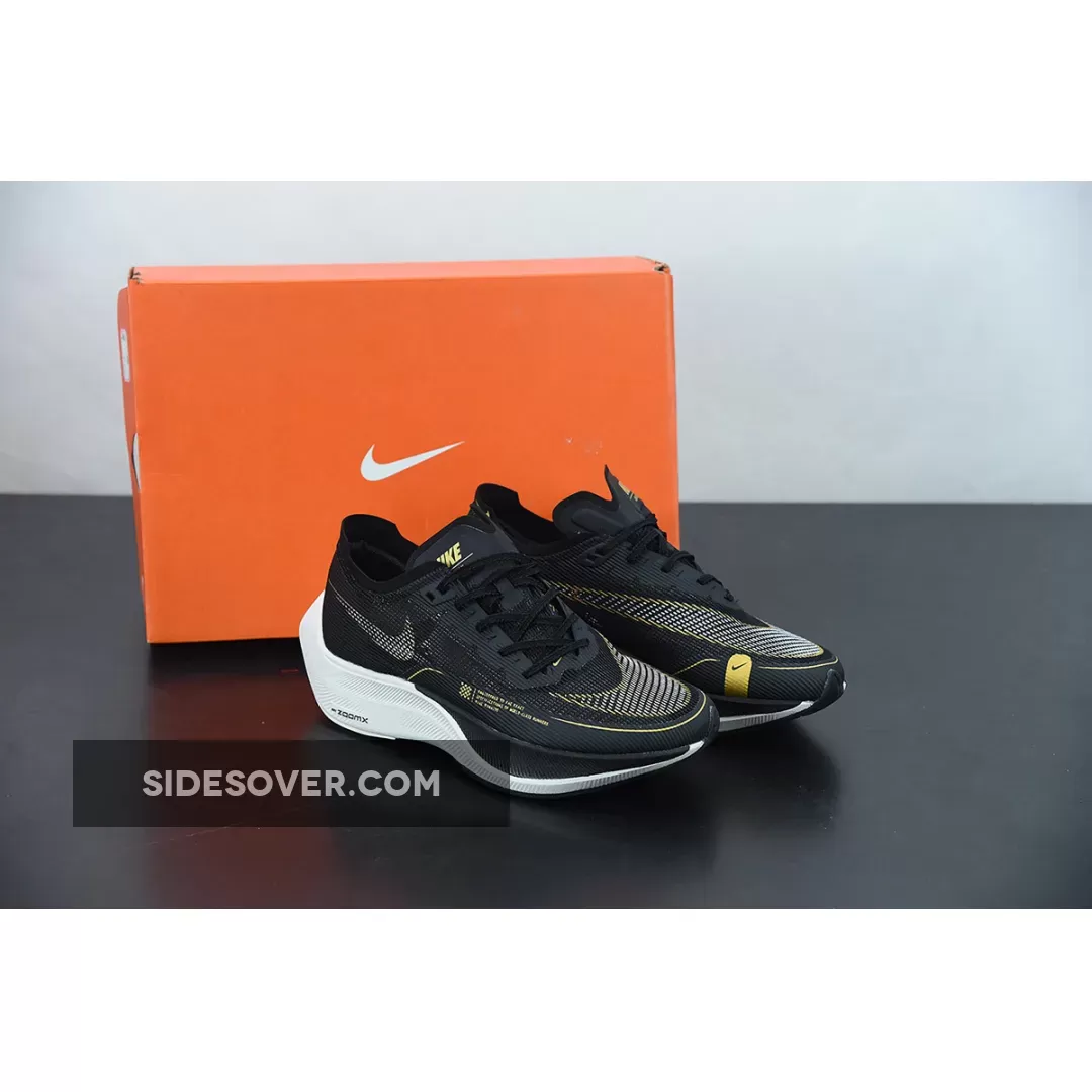 Nike ZoomX VaporFly NEXT% Black Gold CU4111-001 / nike vaporfly black