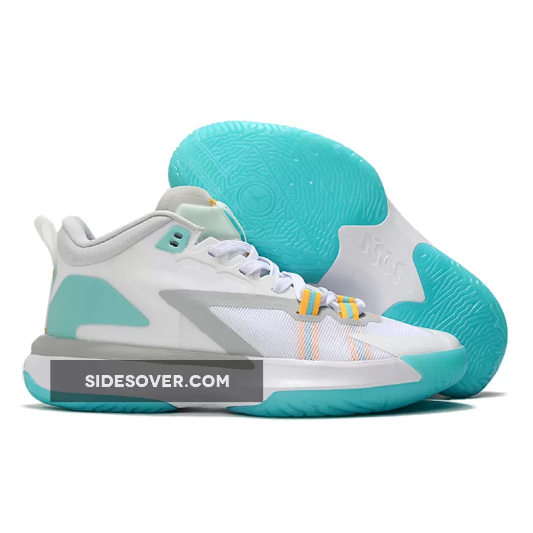 Jordan Zion 1 'White Dynamic Turquoise' DA3130-101 / zion 1 turquoise