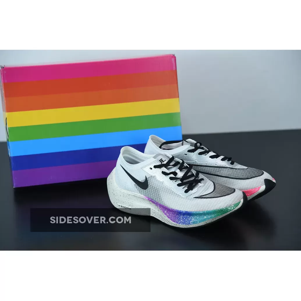 Nike ZoomX VaporFly NEXT% 'Be True' White/Guava Ice-Black / Nike Ao4568 AO4568-101