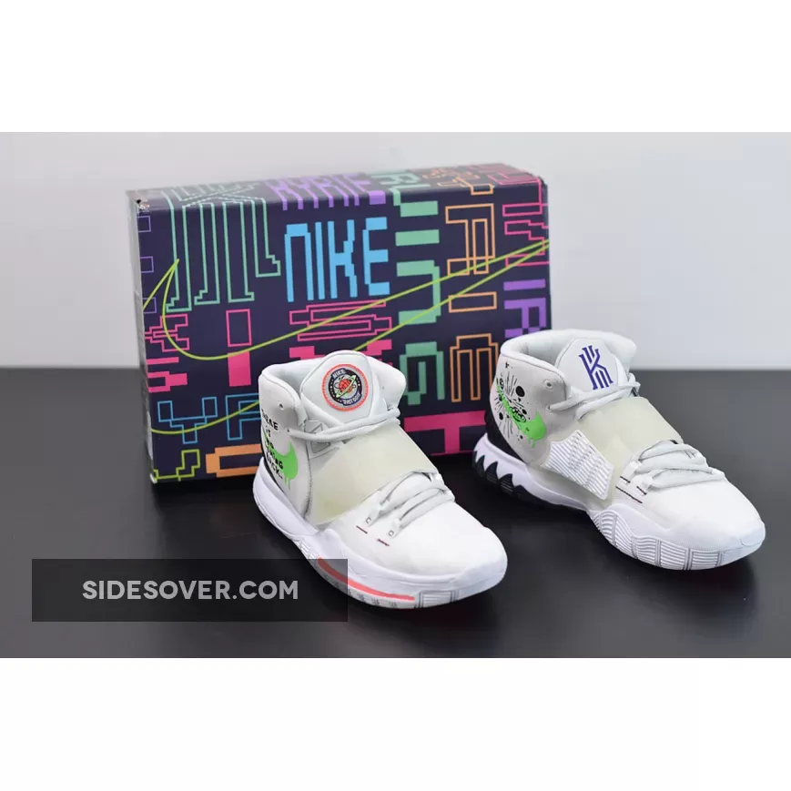 Nike Kyrie 6 'There Is No Coming Back' Photon Dust/Green Strike BQ4631-005 / kyrie 6 green