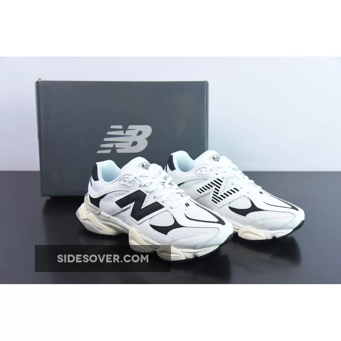 New Balance 9060 White Black U9060AAB #new balace 9060