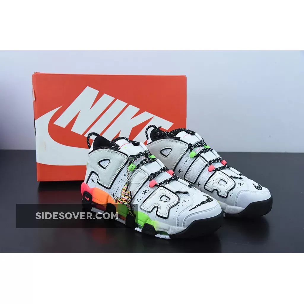 Nike Air More Uptempo 'Gradient Midsoles' White Total Orange DV1233-111 Online Sale