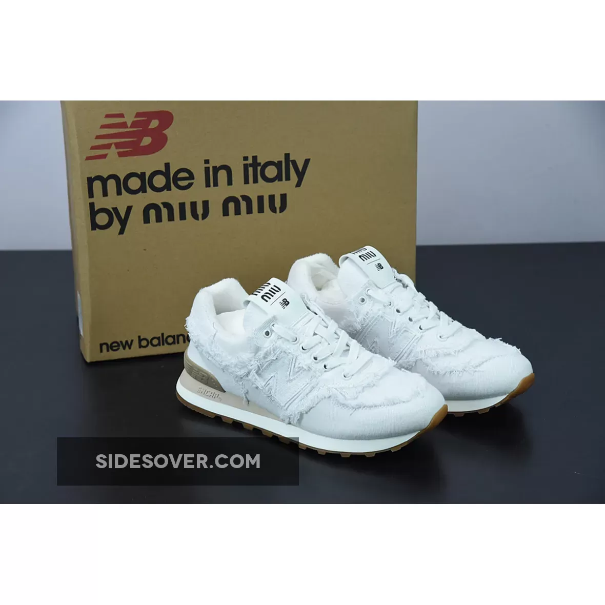 Miumiu New Balance 574 / Miu Miu x New Balance 574 White 1675865097