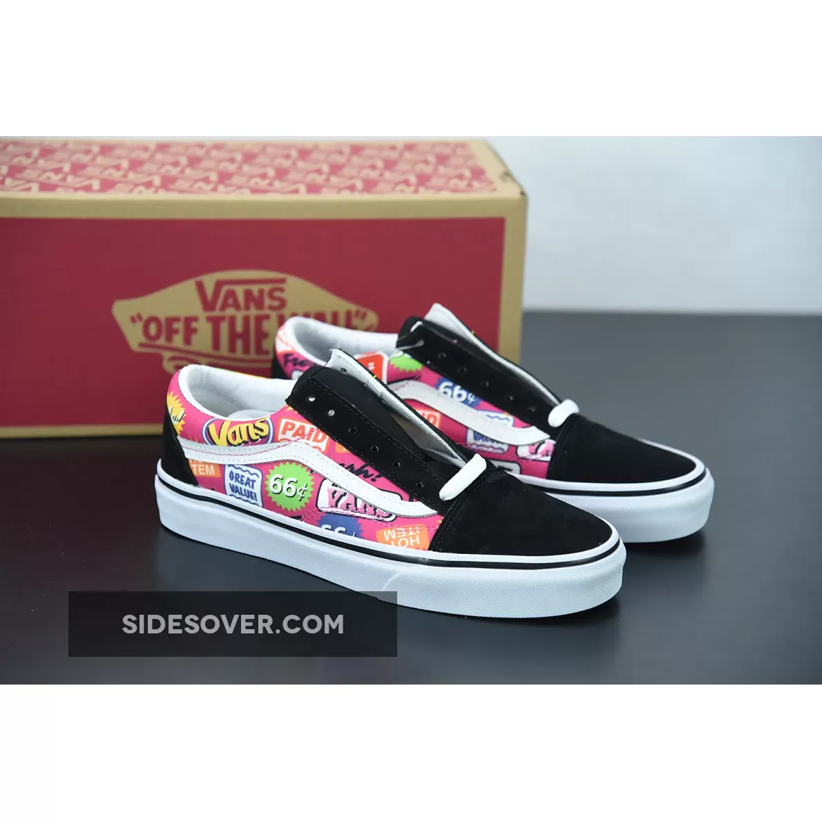 Vans Old Skool Black Multi-Color / vans old skool multicolor