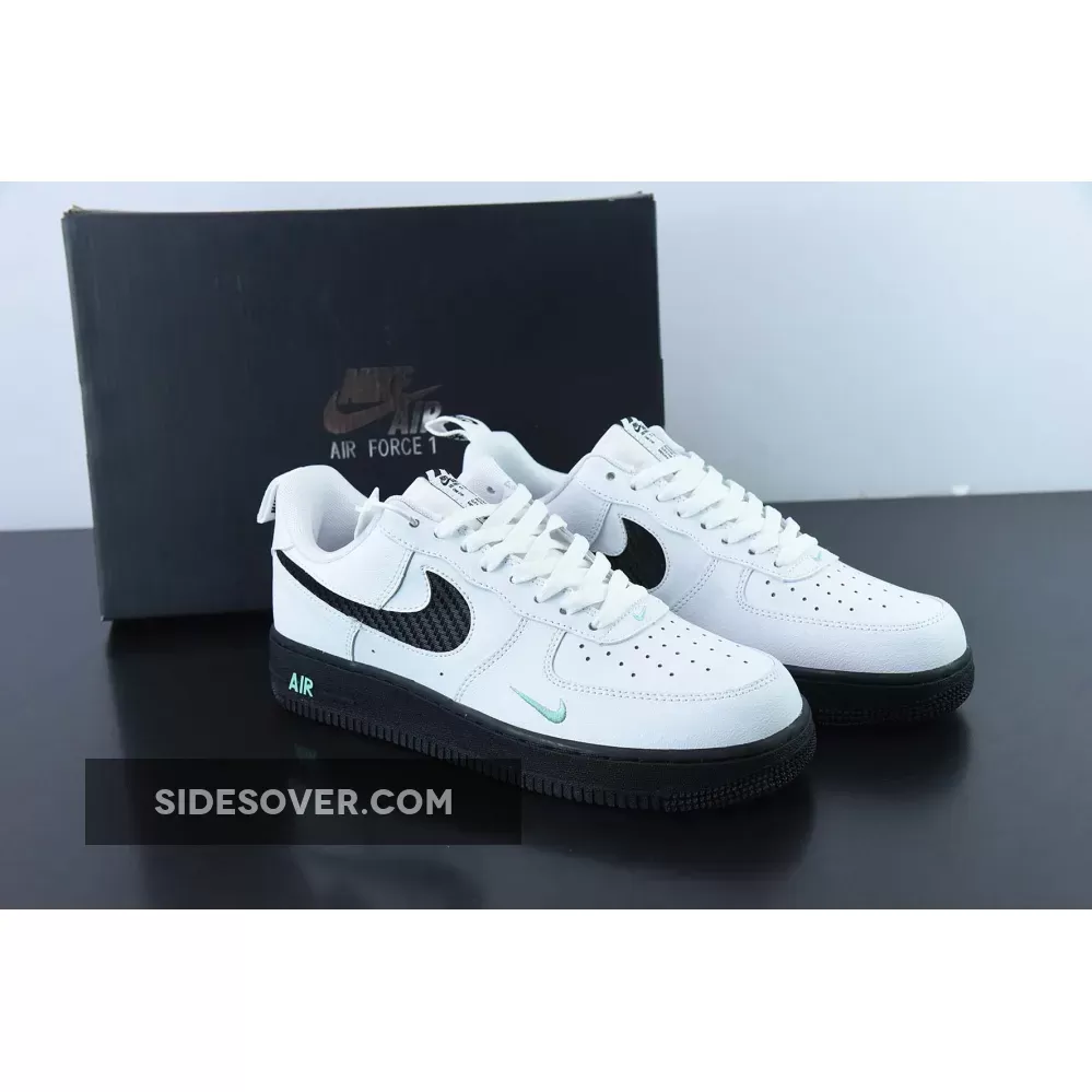 Nike Air Force 1 Low White Black Teal DR0155-100 / air force teal