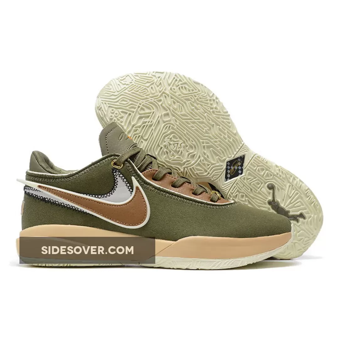 Nike LeBron 20 'Olive Suede' Multi-Color DV1193-901 New Releases