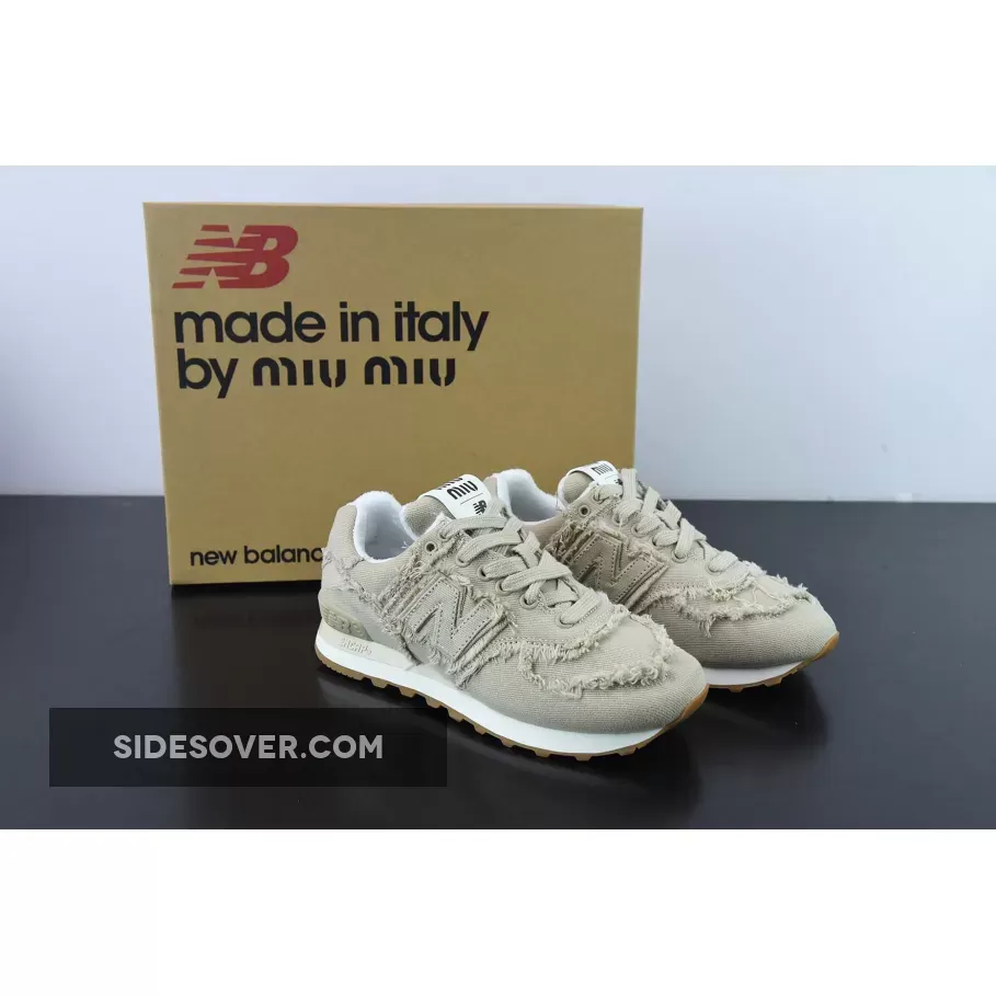 Miu Miu x New Balance 574 Khaki / new balance 550 khaki