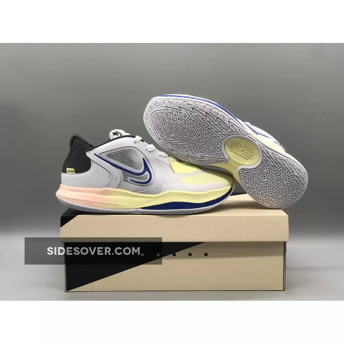 Nike Kyrie Low 5 White/Game Royal-Medium Ash-Citron Tint / citron tint