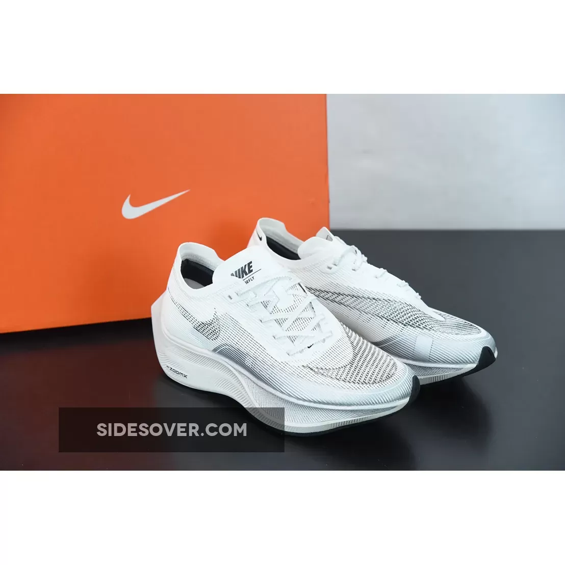 Nike ZoomX Vaporfly Next% 2 White/Metallic Silver/Black nike zoomx vaporfly next 2 white metallic silver