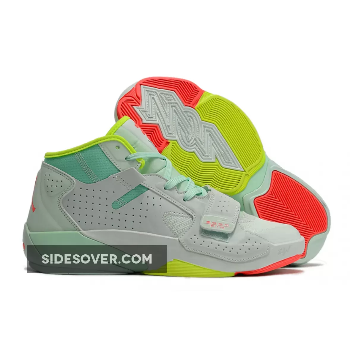 Jordan Zion 2 Barely Green/Flash Crimson-Volt-Mint Foam