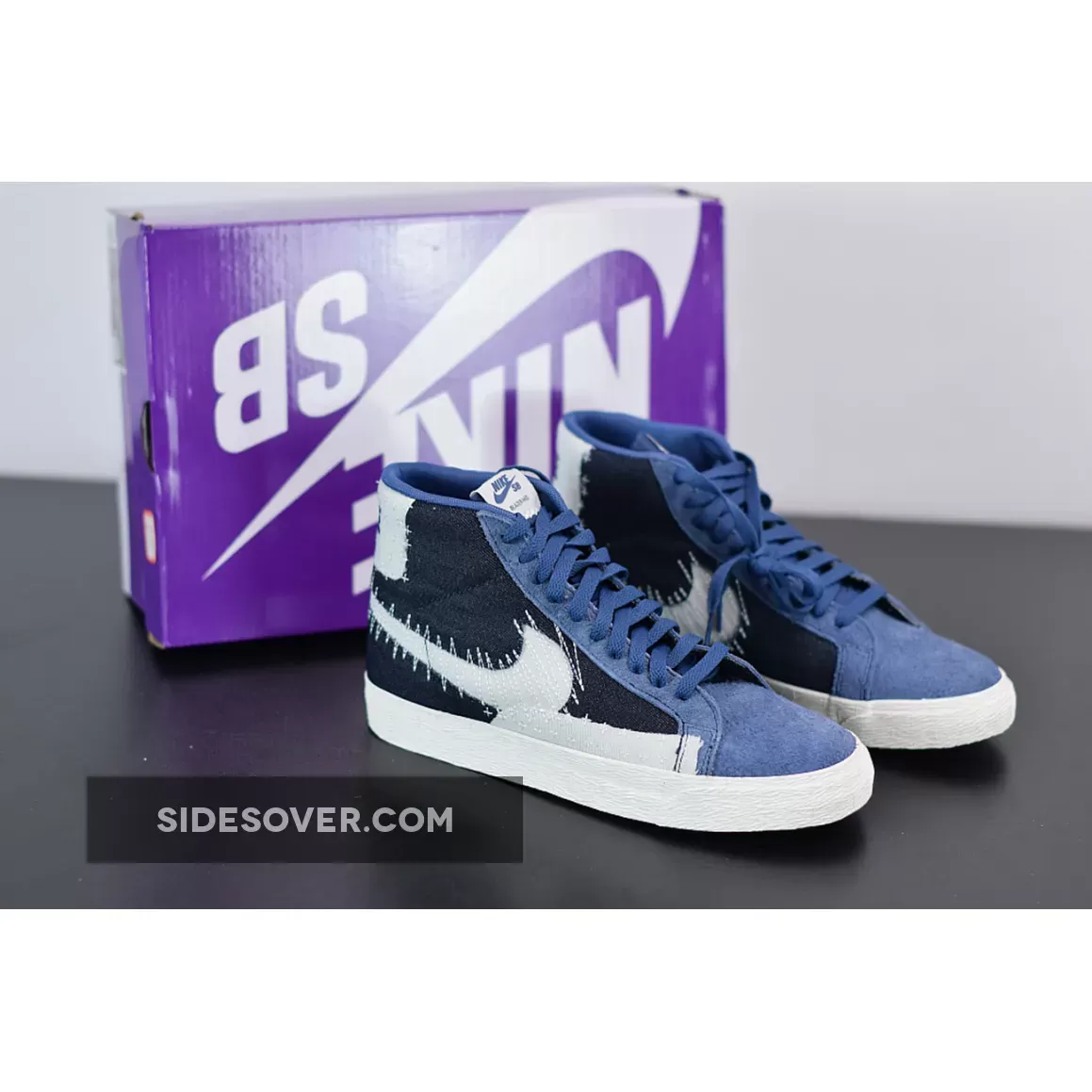 Nike SB Zoom Blazer Mid Premium Sashiko Mystic Navy CT0715-400 Restock