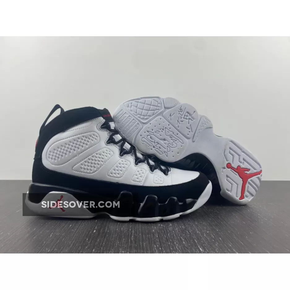 Air Jordan 9 OG White/True Red-Black 302370-112