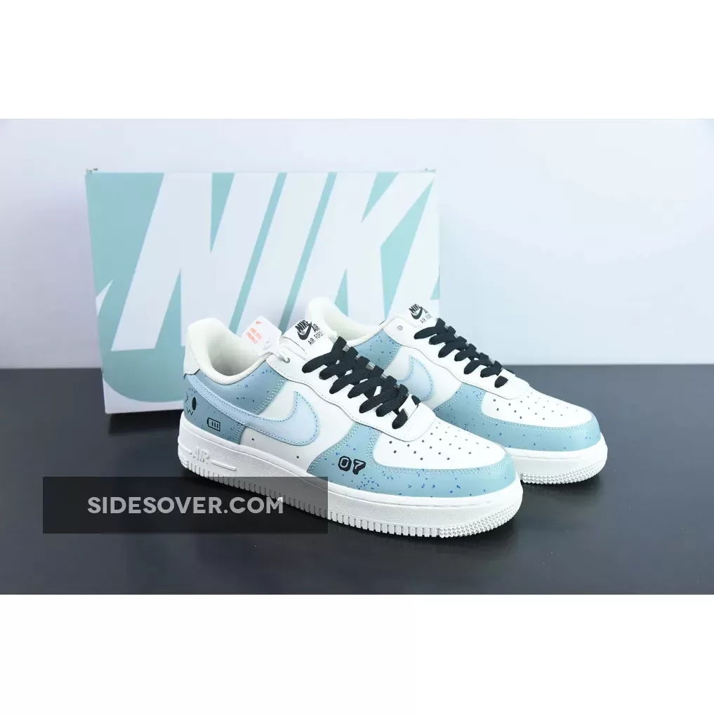 Custom Nike Air Force 1 Low White Sky Blue