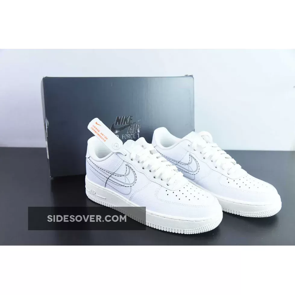 Nike Air Force 1 Low Multi-Swoosh White Sail